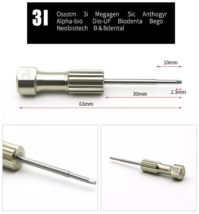 Tamper Proof Implant Screw Drivers Dental Implant Tools