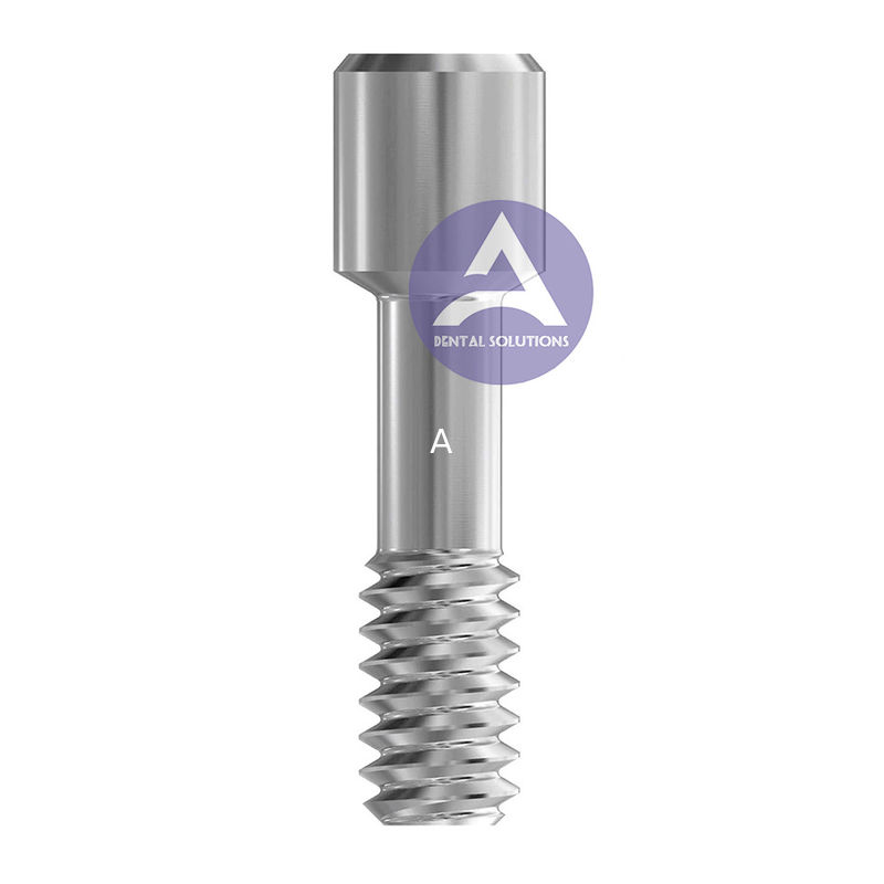 Dental Implant Titanium Screw 1.27mm Compatible With  MIS Seven® Regular RP 3.5mm / Wide WP 4.5mm