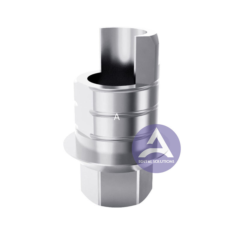Zimmer Tapered Screw-Vent® Titanium Ti-Base Abutment Compatible  NP 3.5mm/ RP 4.5mm/ WP 5.7mm